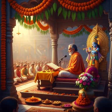 श्री मद भागवत महापुरण पारायण /कथा SHREE MAD BHAGWAT MAHAPURAN PARAYAN