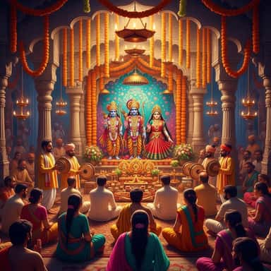 सीता राम नाम संकीर्तन पूजा SEETA RAM NAM SANKEERTAN